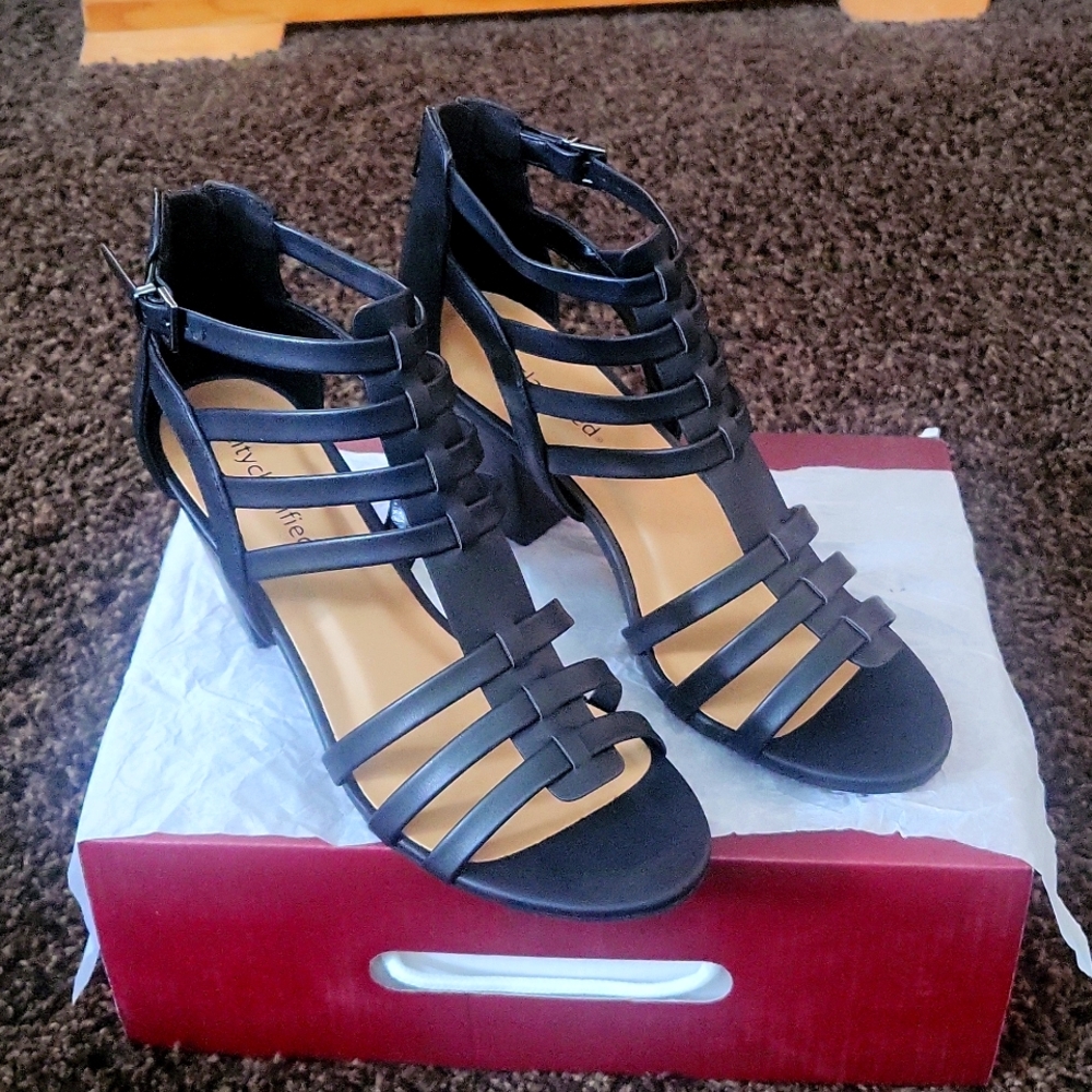 Short chunky heels